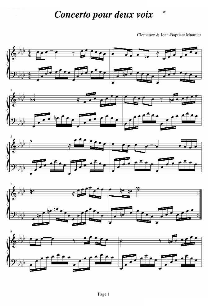 Concerto pour deux voix-放牛班的春天