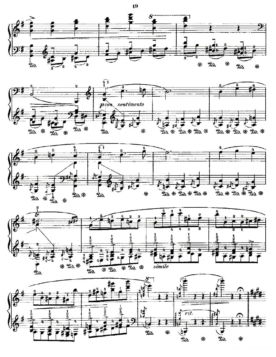 肖邦练习曲Fr.Chopin Op.25 No5-1