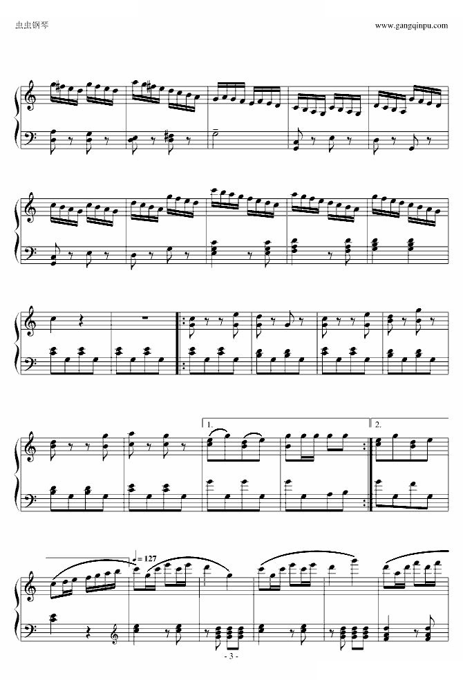 共产儿童团歌-简易变奏曲