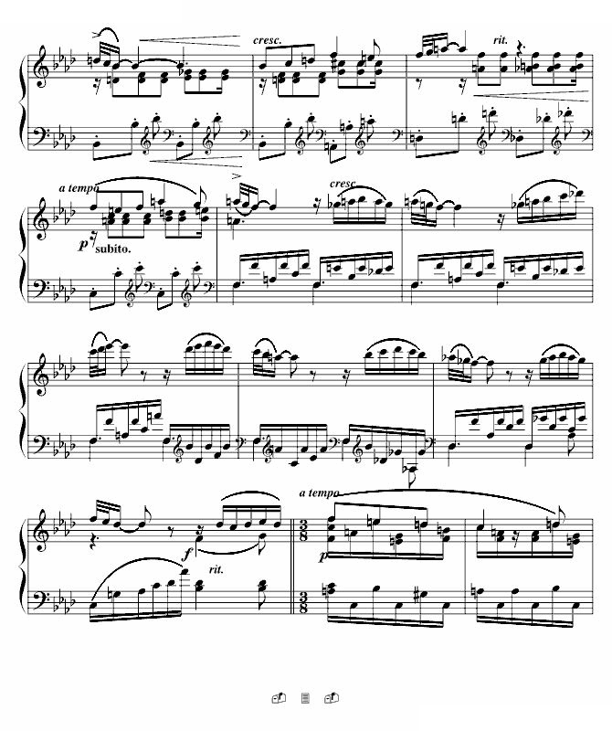 夜曲-法雅钢琴小品