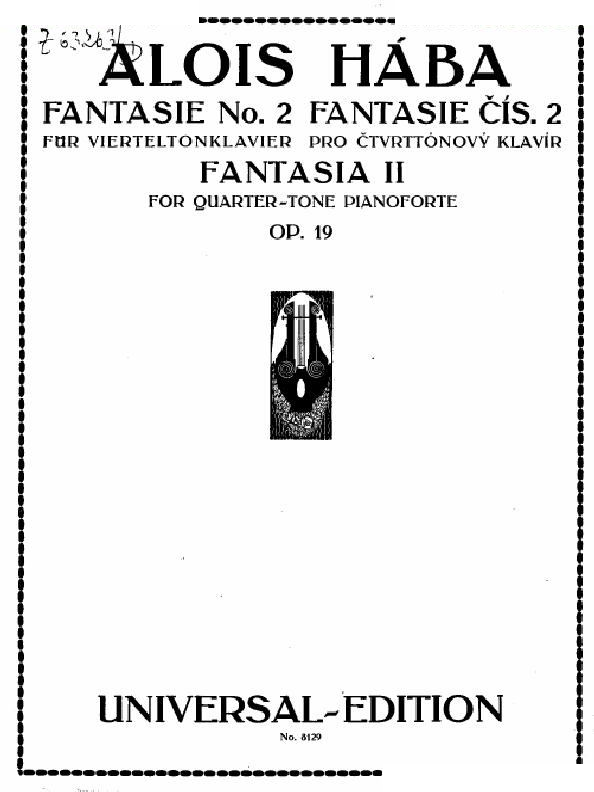 Haba_fantasia no.2 im vierteltonsystem op.19