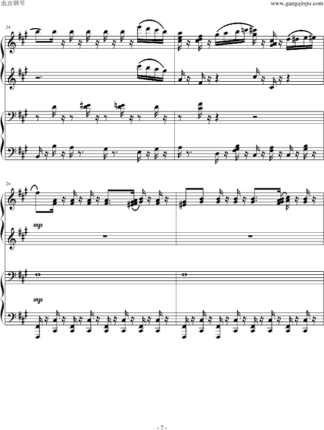 四小天鹅舞曲四手联弹