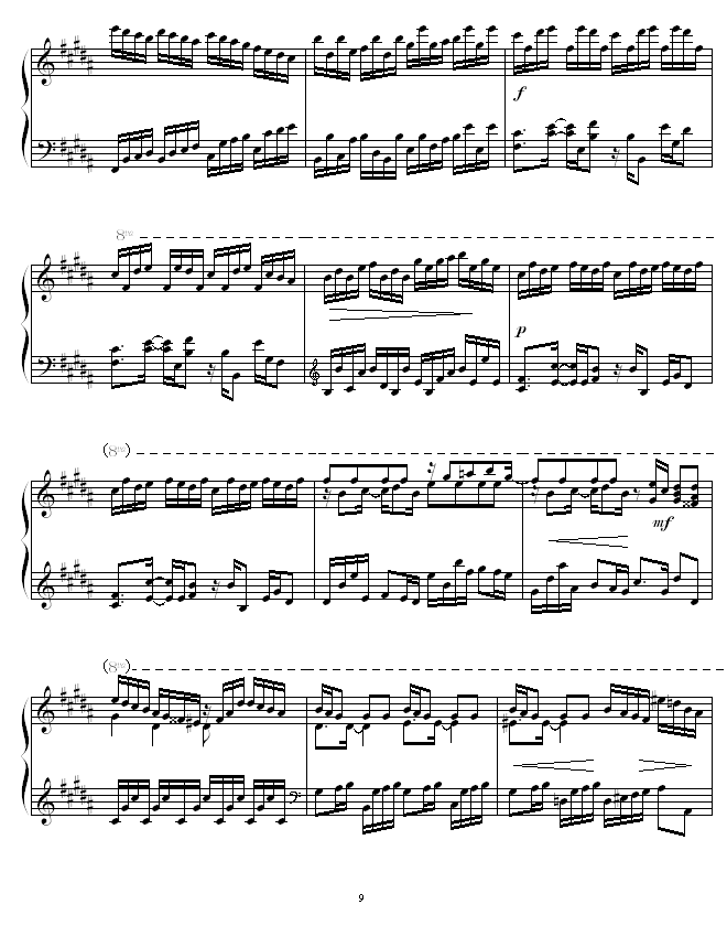 Etude in B Major -圣