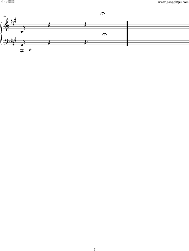 门德尔松 无言歌Op.19No.3