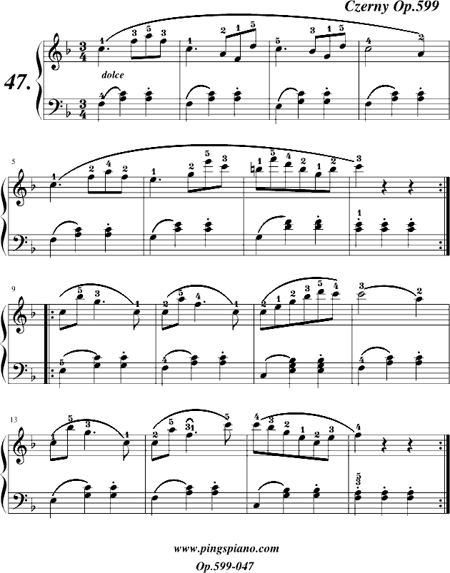 车尔尼599之28