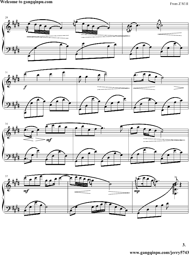 夜曲Op7.6（中西式）
