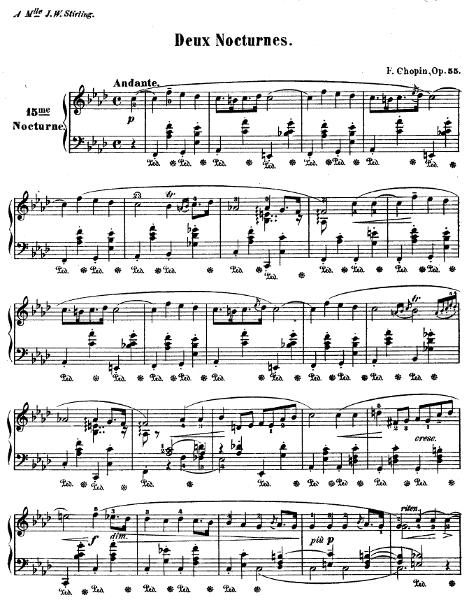 夜曲No.15 - OP.55-1