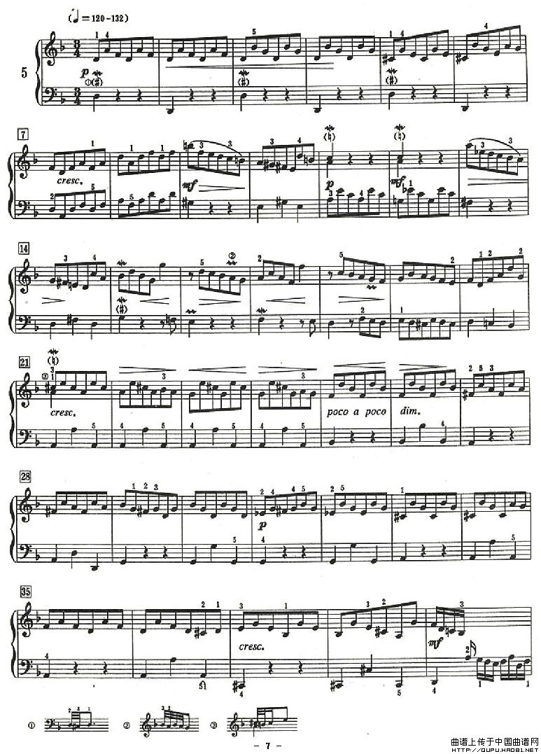 十二首小前奏曲（为初学者而作的练习曲）P7