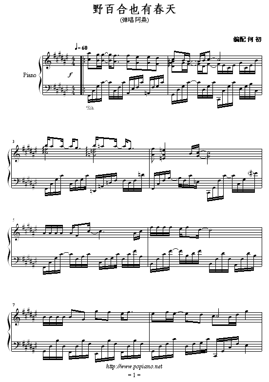 野百合也有春天-阿桑