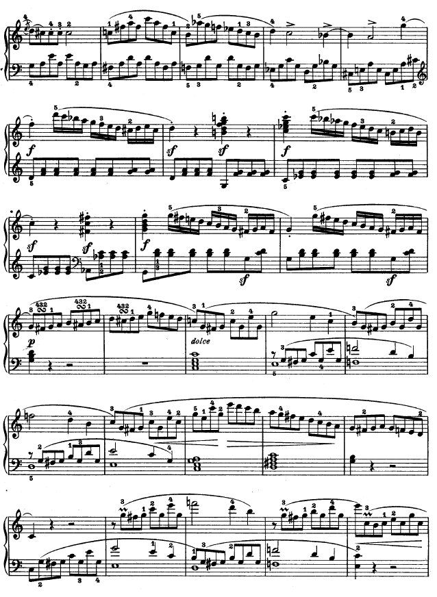 第三钢琴奏鸣曲 -Op.2 No.3