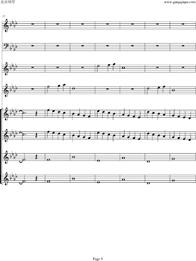 双童声协奏曲Concerto Pour Deux Voix-合唱版