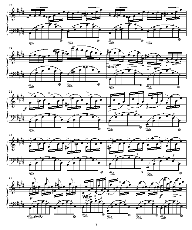幻想即兴曲-滴漏打谱