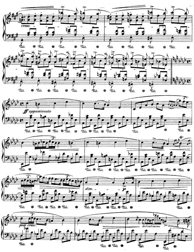 B大调夜曲作品32号 -OP32 NO.2