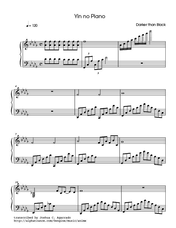 yin no piano