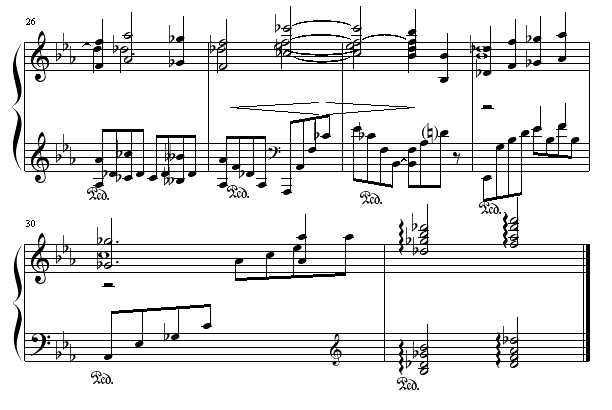第二钢琴协奏曲第三乐章(部份)
