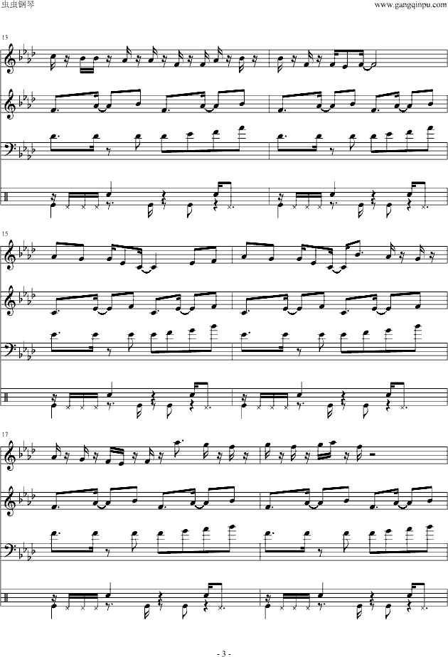 FC—洛克人snakeman（总谱）