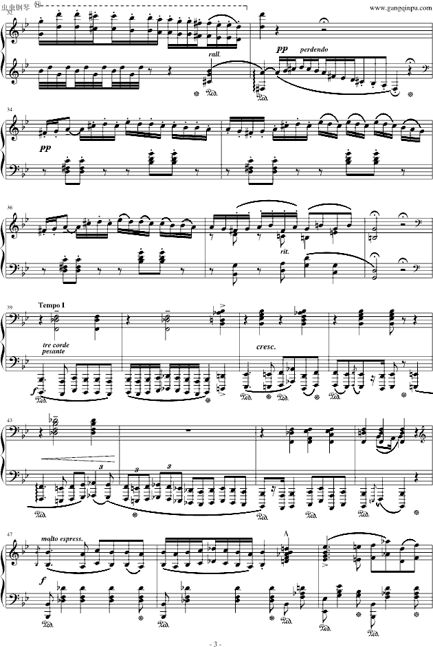李斯特匈牙利狂想曲第3号 葬礼般的沉重，幽灵似的诡吊