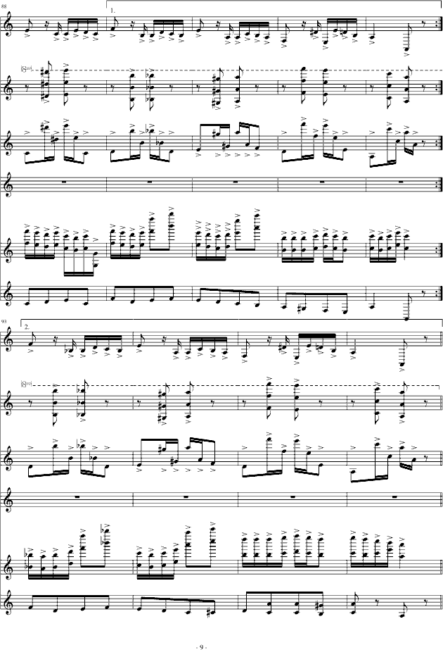 my Edition of Paganinis theme
