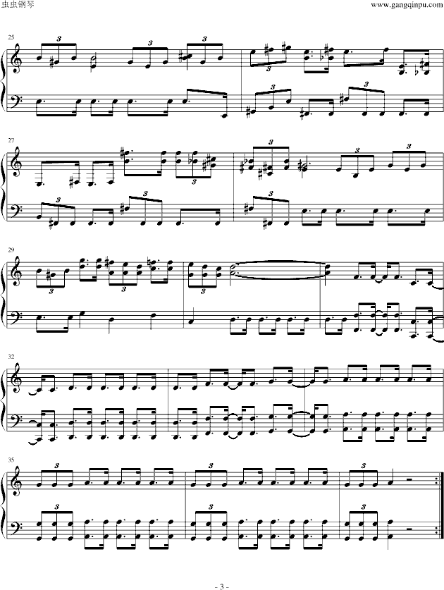 FC 赤色要塞BGM1 钢琴版