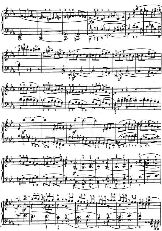 降E大调第四钢琴奏鸣曲-Op.7