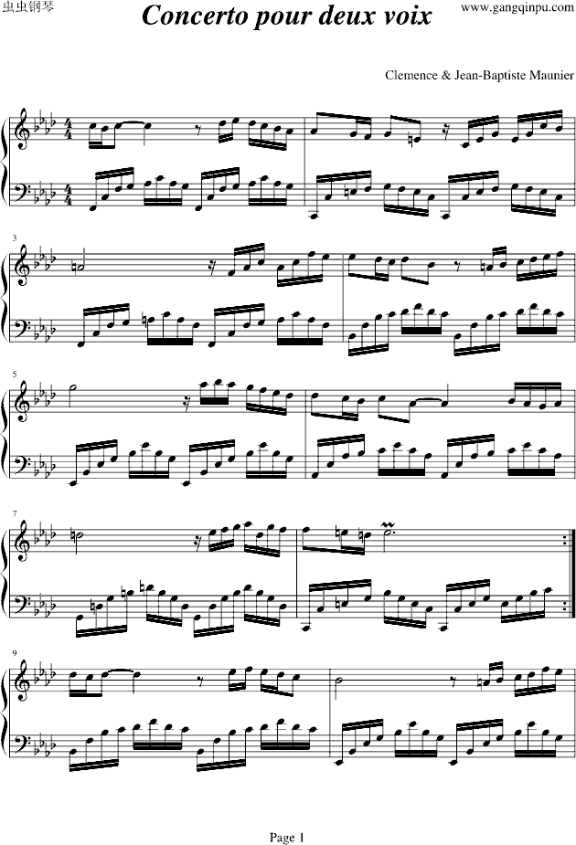 Concerto pour deux voix-放牛班的春天