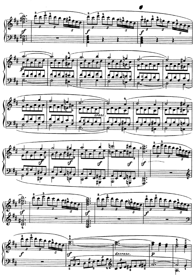 第十五钢琴奏鸣曲-（Op.28）