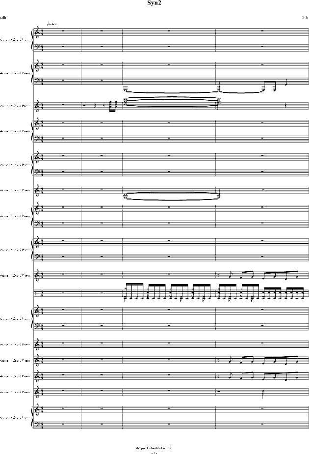 七龙珠Z结尾曲（总谱）