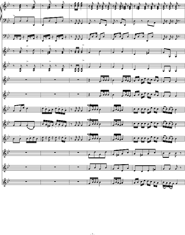 青春舞曲（学校常用的器乐合奏版）