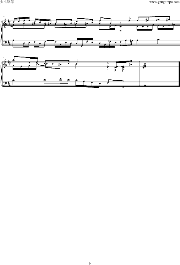  Fuga h-moll