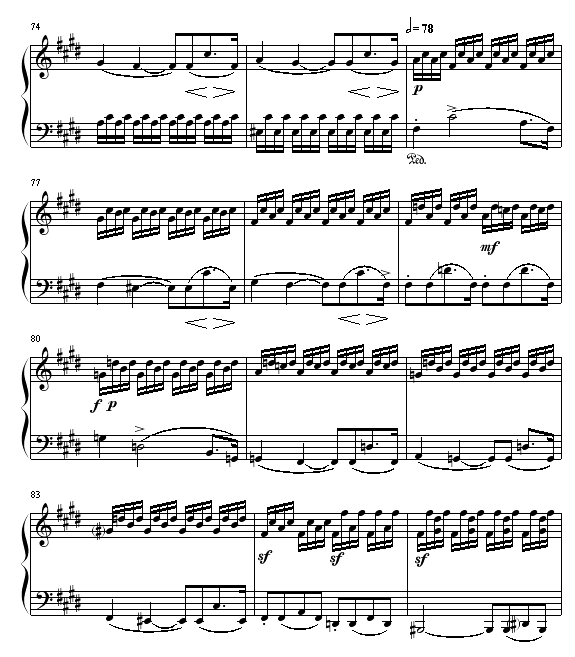 月光(第三乐章)