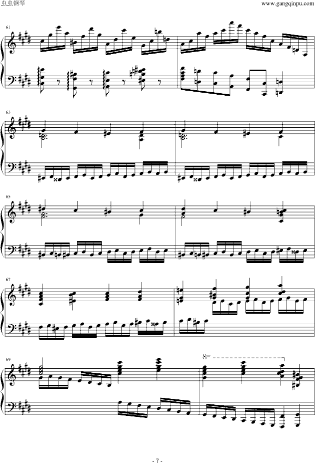 练习曲 op 10-4