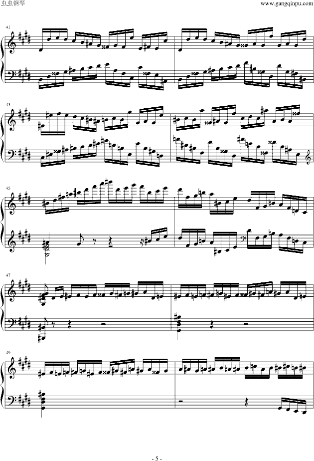 练习曲 op 10-4