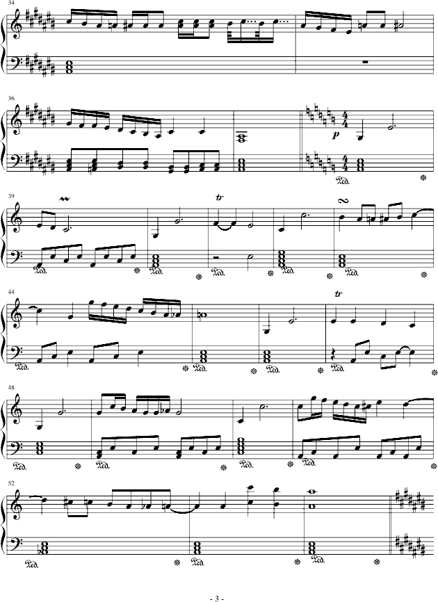 钢琴独奏曲