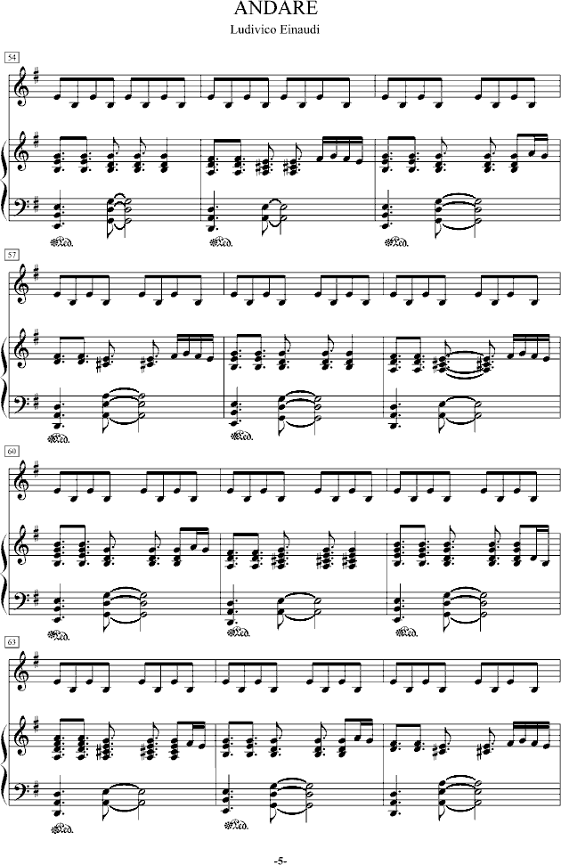 Andare - Ludivico Einaudi