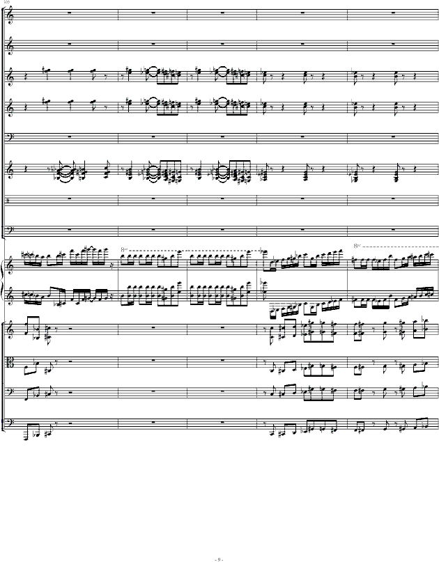 肖斯塔科维奇第二钢琴协奏曲第一乐章