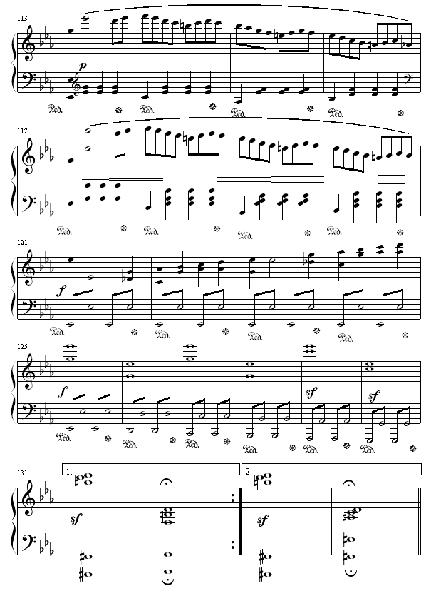 悲怆奏鸣曲第一乐章