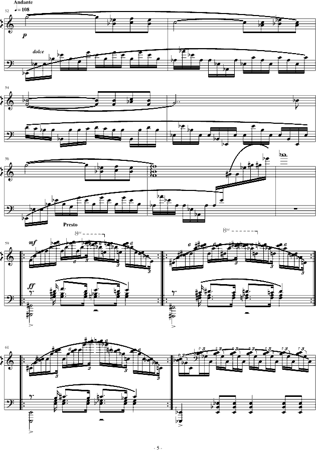 Etude in A Minor