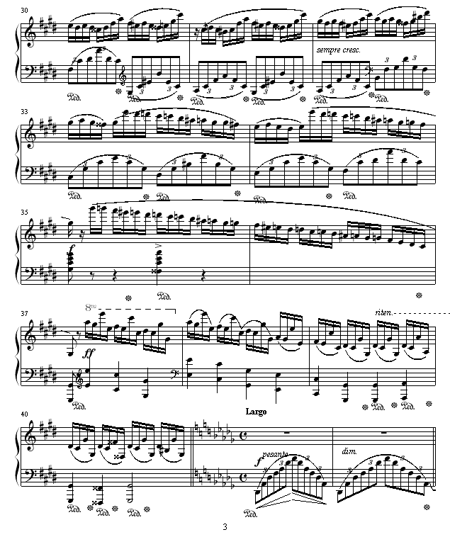 幻想即兴曲-滴漏打谱