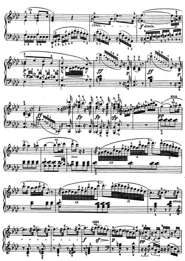 C小调第五钢琴奏鸣曲 - Op. 10—1