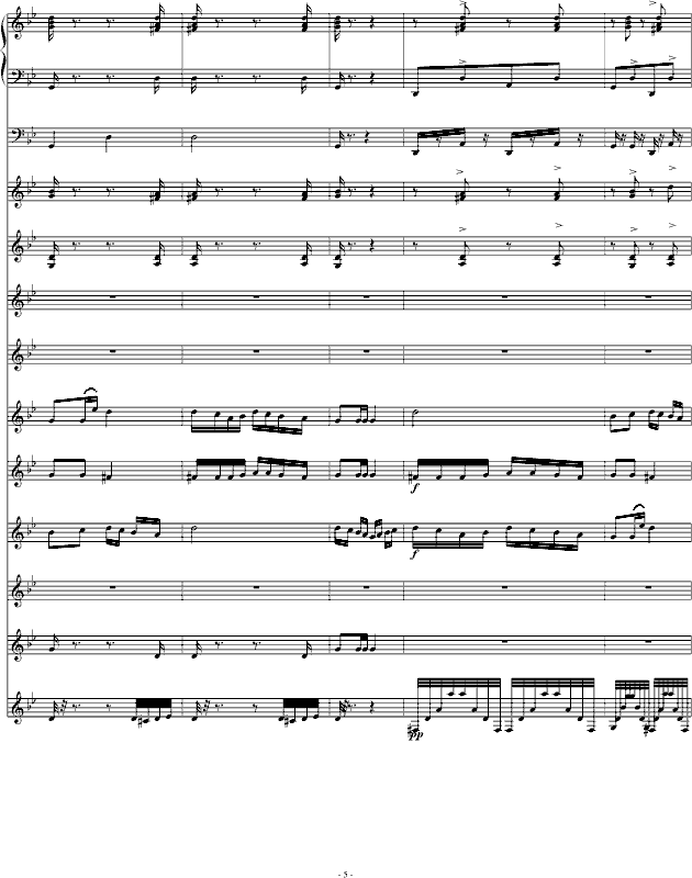 青春舞曲（学校常用的器乐合奏版）