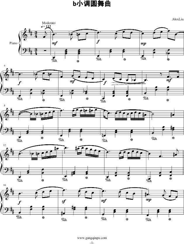 b小调圆舞曲“重逢”