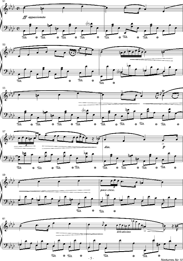 肖邦-降A大调夜曲(Op.32-2)