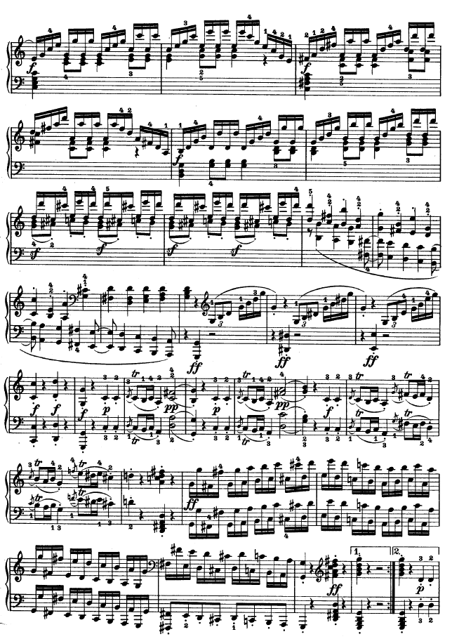 第三钢琴奏鸣曲 -Op.2 No.3