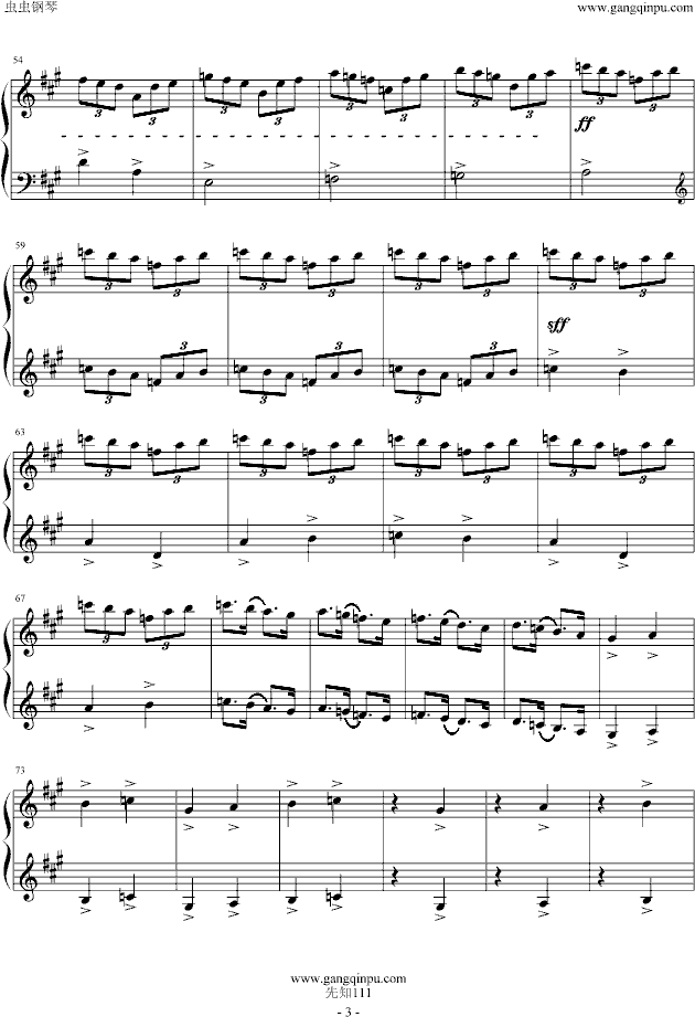 卡巴列夫斯基-练习曲