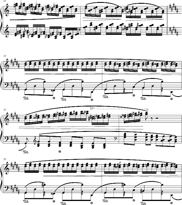 肖邦三度练习曲(op.25 no.6)