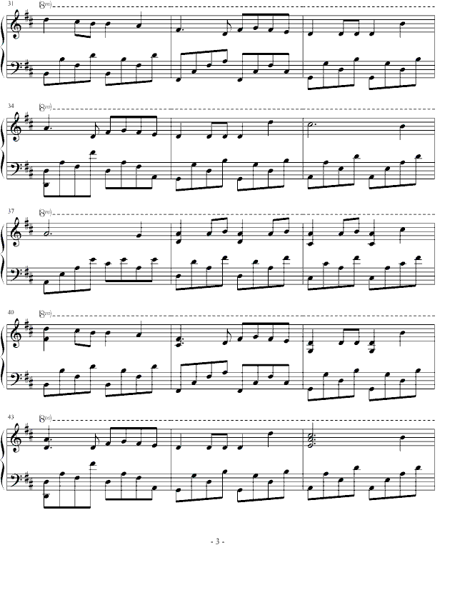 Valder Fields（文武贝钢琴版）