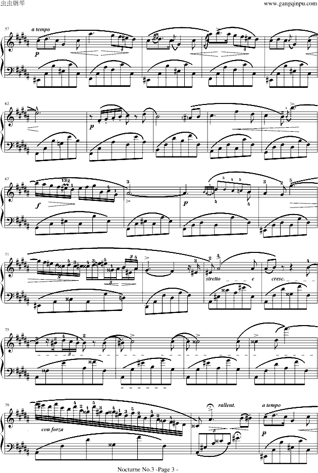 肖邦-夜曲No.3,Op.9-3