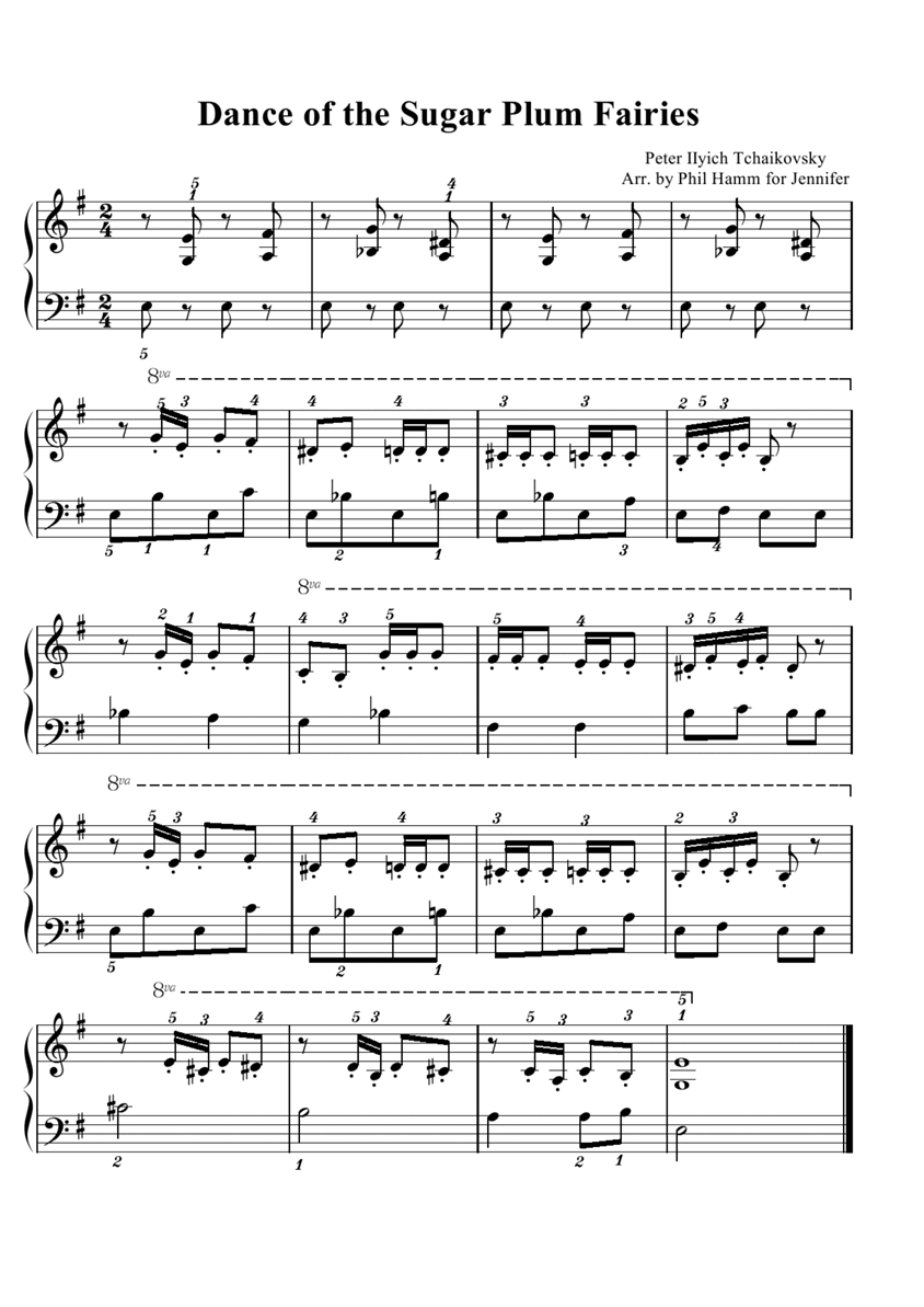 dance of the sugar plum fairies