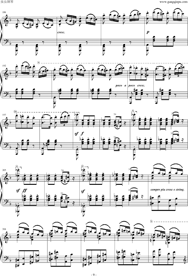 李斯特匈牙利狂想曲第7号 一首欢快活泼的舞曲