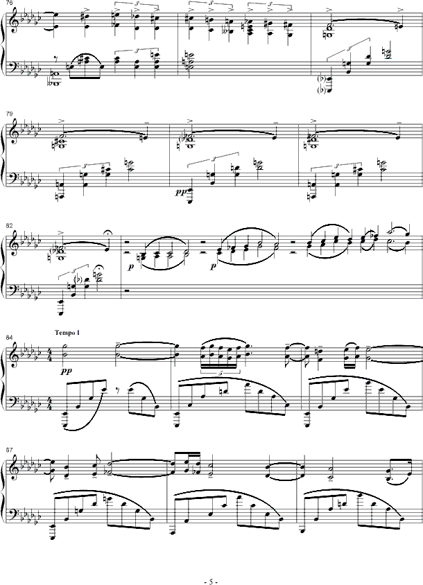 悲歌-Elegie Op3 No1